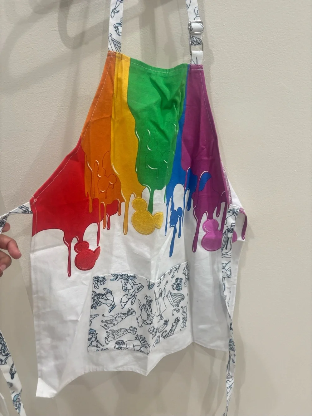 NWT Disney Parks Ink and Paint Kids Apron